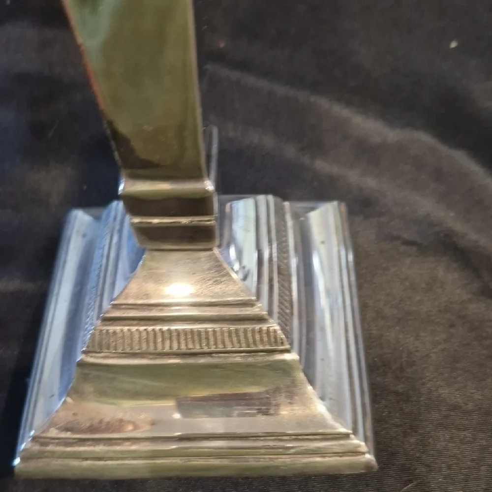 Pottery Barn Maxfield Hotel Large Silver Candlestick